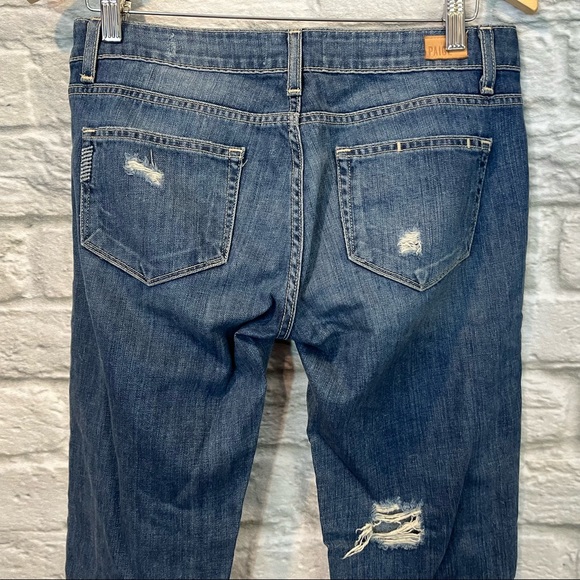 Paige Denim 26" Jimmy Jimmy Skinny Riley Destruction Blue Jeans - Picture 8 of 13